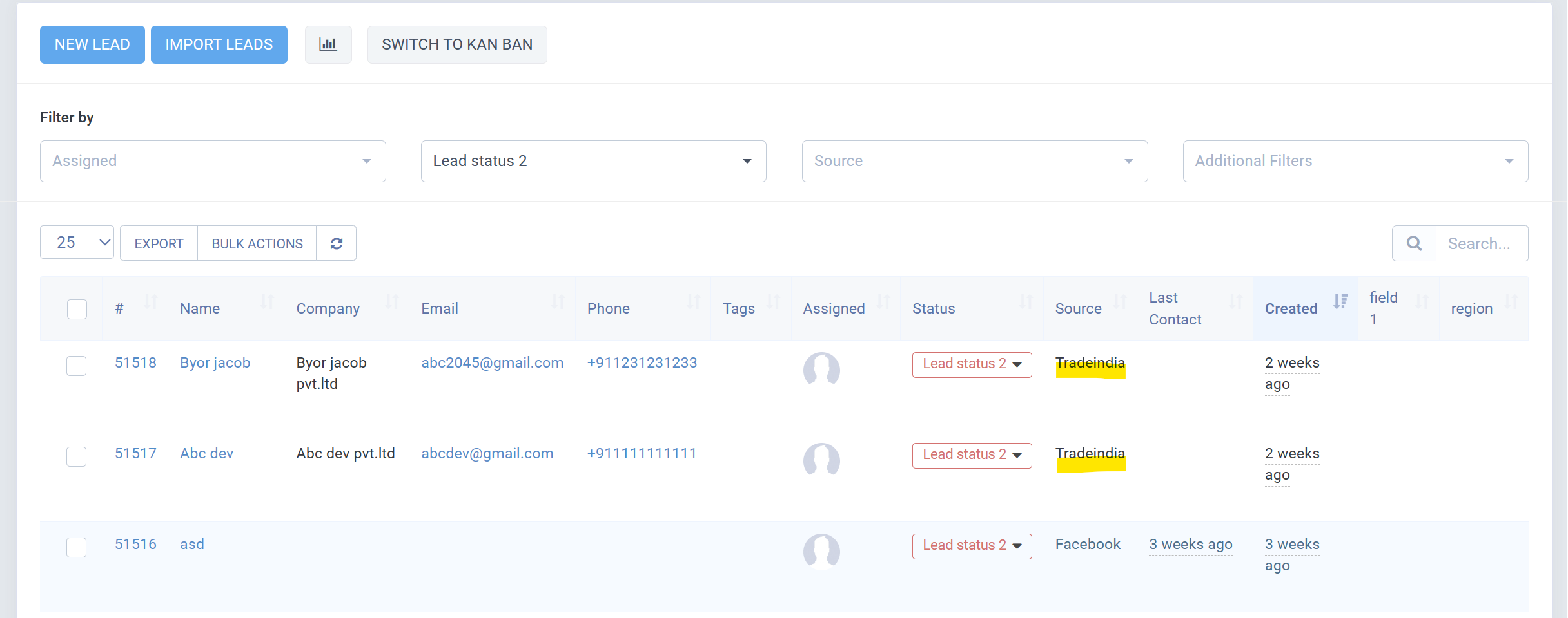 Tradeindia Leads Integration Module For Mingrow CRM 2.0