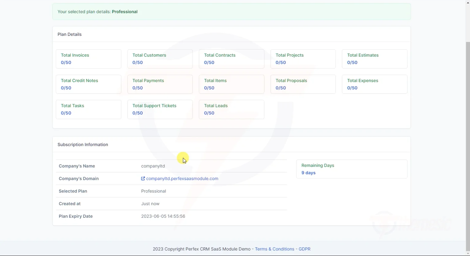 SaaS module for MINGROW2.0 CRM - Multi Tenancy Support